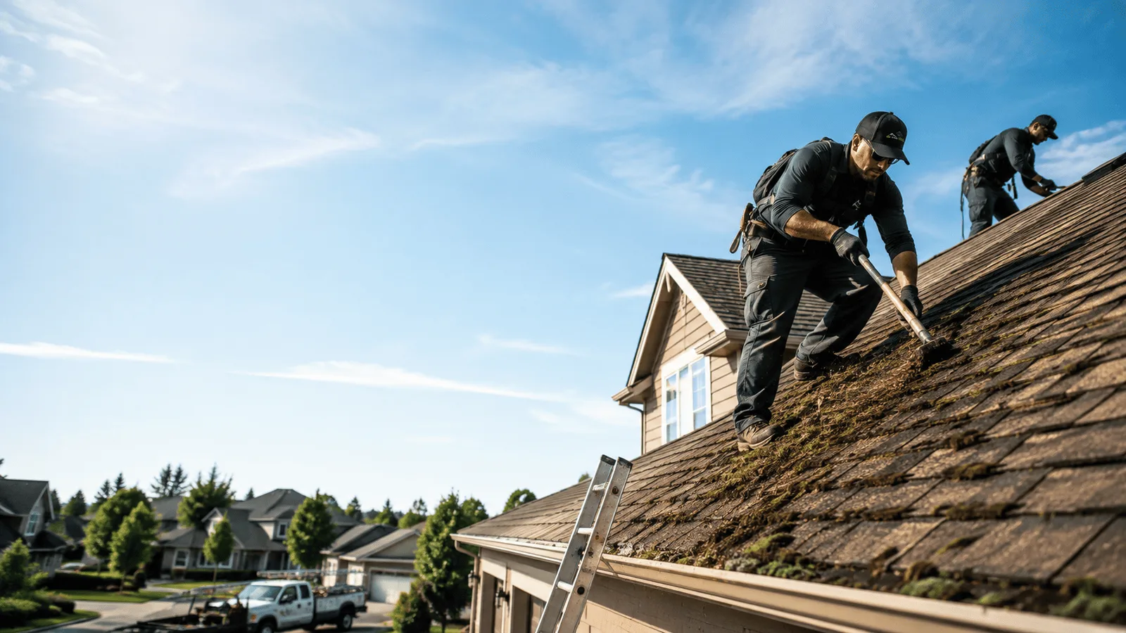 Roof Moss Removal in Andover, IL near me